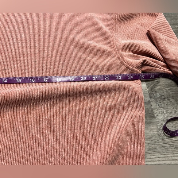 Pink ribbed tunic NWOT size XL - Picture 4 of 5